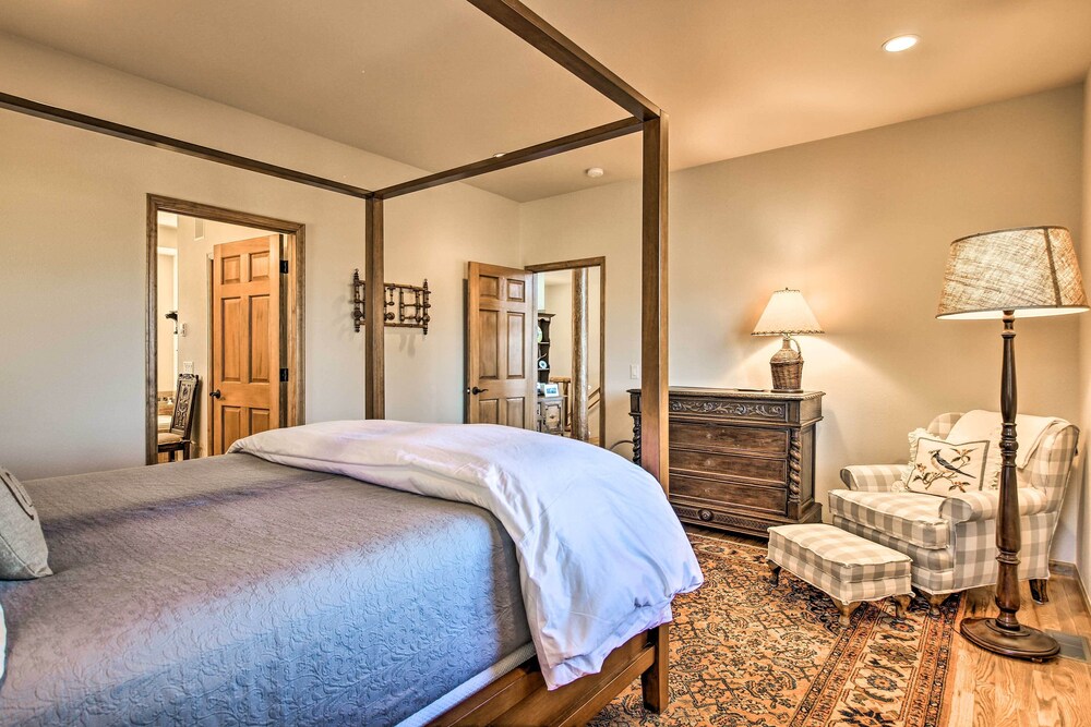 Lake & Mountain Views: Stunning Estes Park Home!