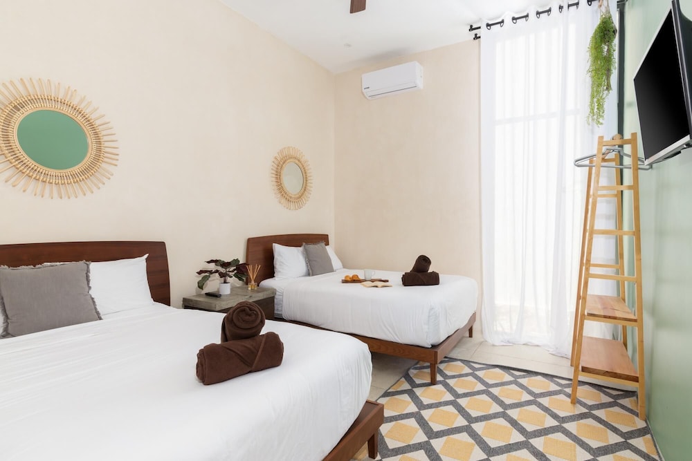 Exquisite Bohemian 3BR Apartment Aldea Zama Insta-worthy Pool Bikes Amazing Amenities