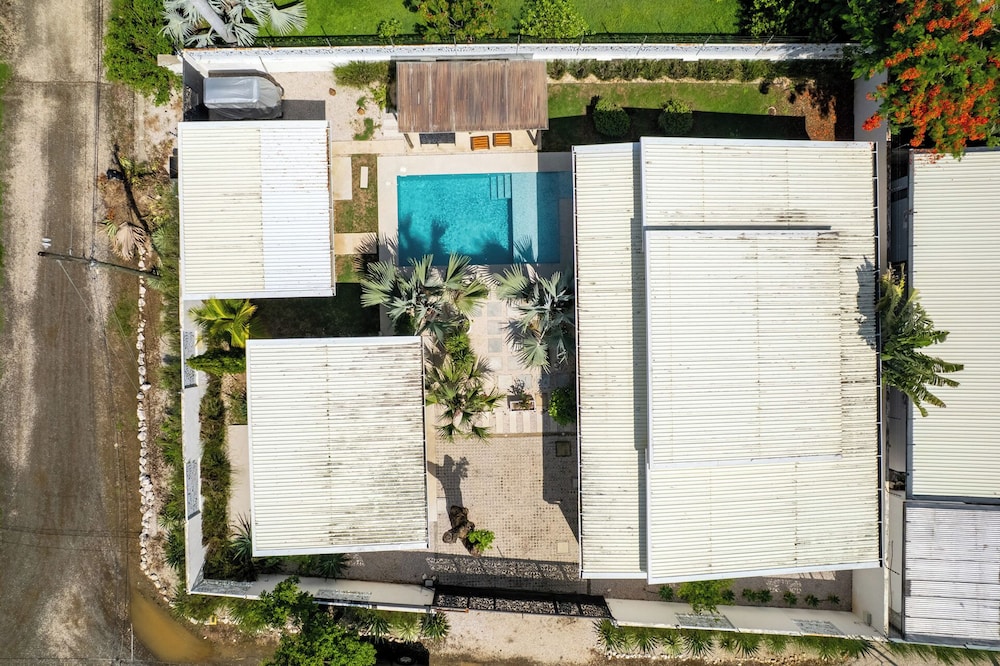 Sprawling Modern Property with a Tranquil Outdoor Living Space, swimming pool, and a private Casita