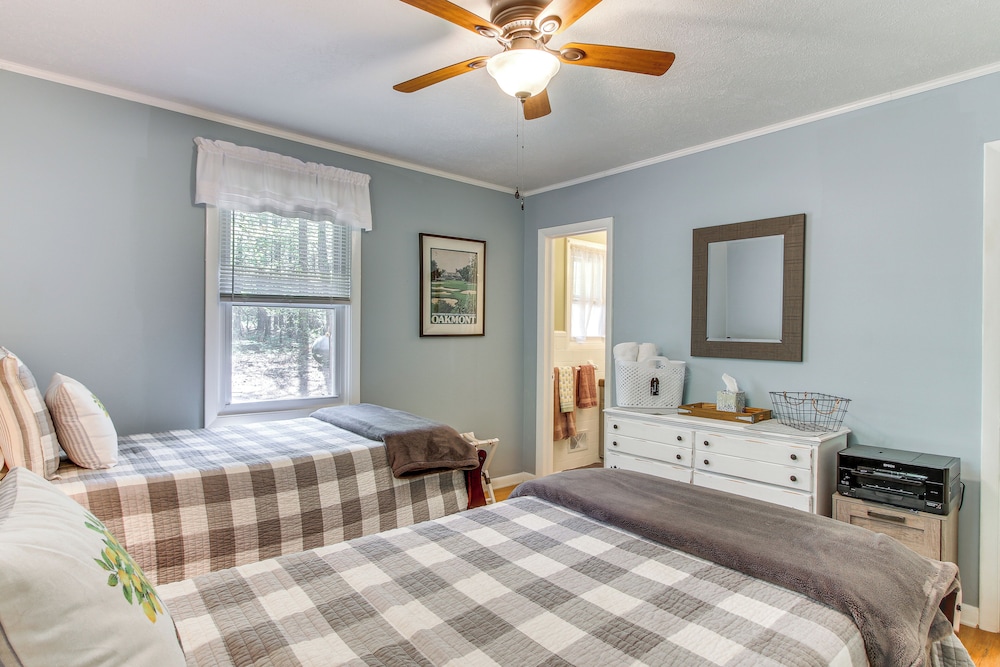 136 Private Acres: Lakefront Aiken County Home!