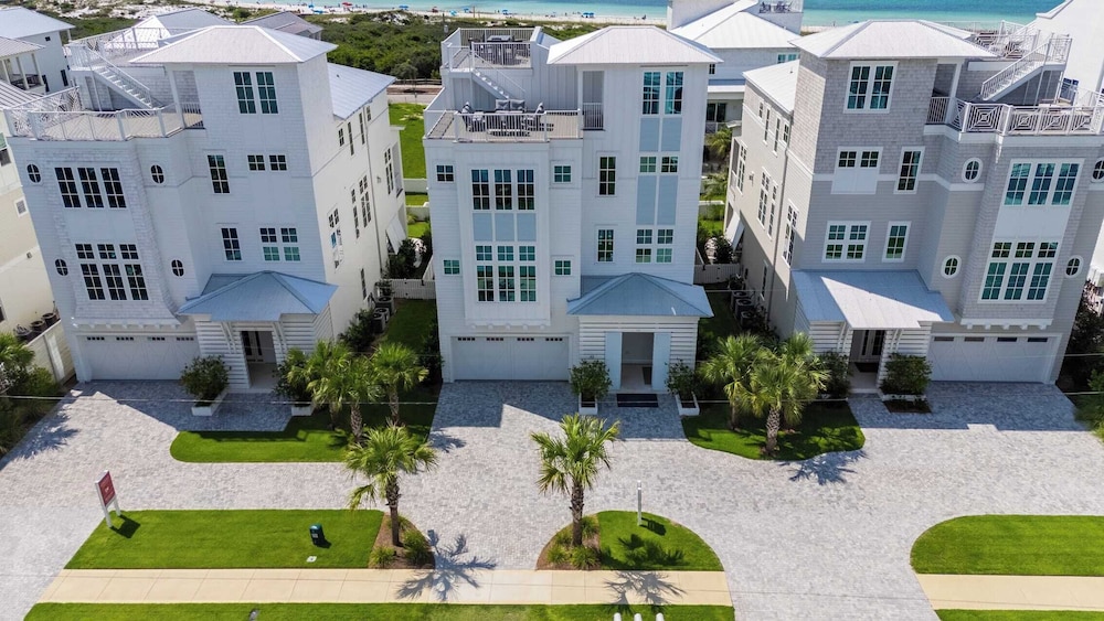 Sleeps 24 Beach Retreat w/ Pool, Rooftop Deck, Steps to Inlet Beach & Near Rosemary, Alys, Seacrest Dining & Shops The Palm 30A by Avantstay