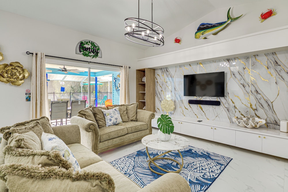 Fenced Yard, Game Room: Family Home in Sebastian!