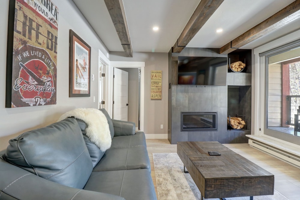 Peaceful Forested Location Next to River, Ski-In Ski-Out Located in Center Village - LD102 by Redawning
