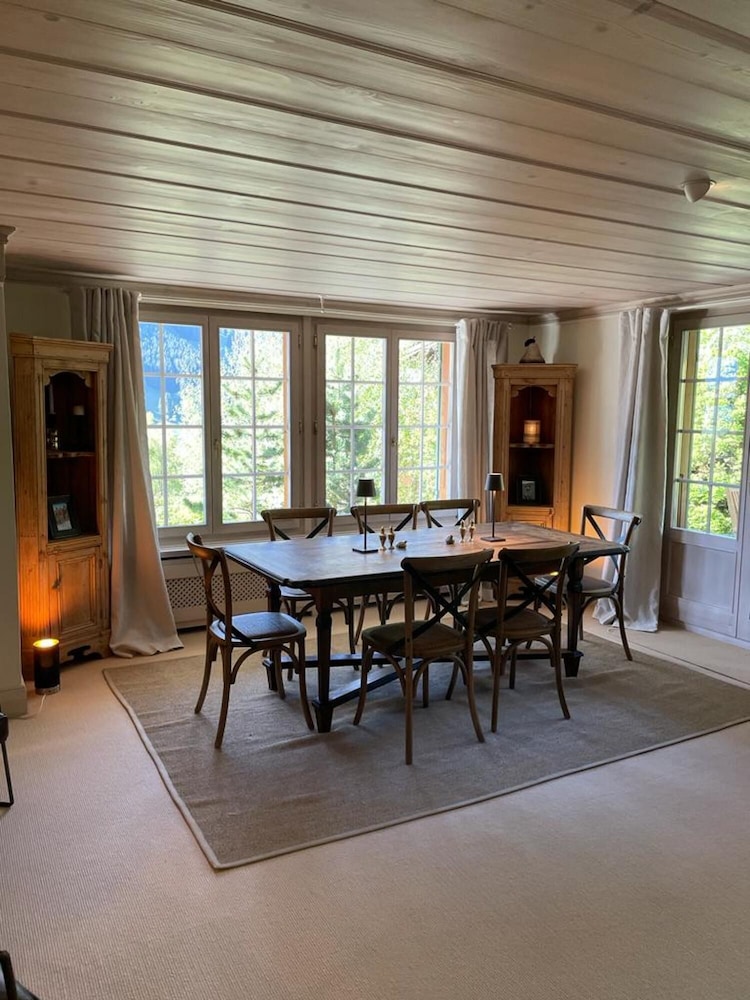 Gstaad Switzerland Skiing From Exclusive Rougemont Chalet Apartment