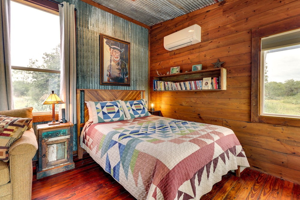 Rustic Eco-cabin Llano River Getaway on 68 Acres! view 2