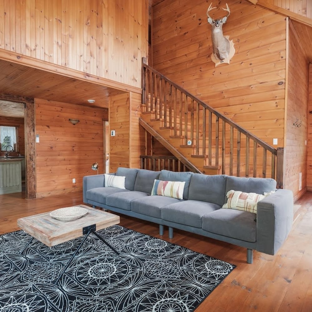 Chalet Bonheur -spa in Nominingue