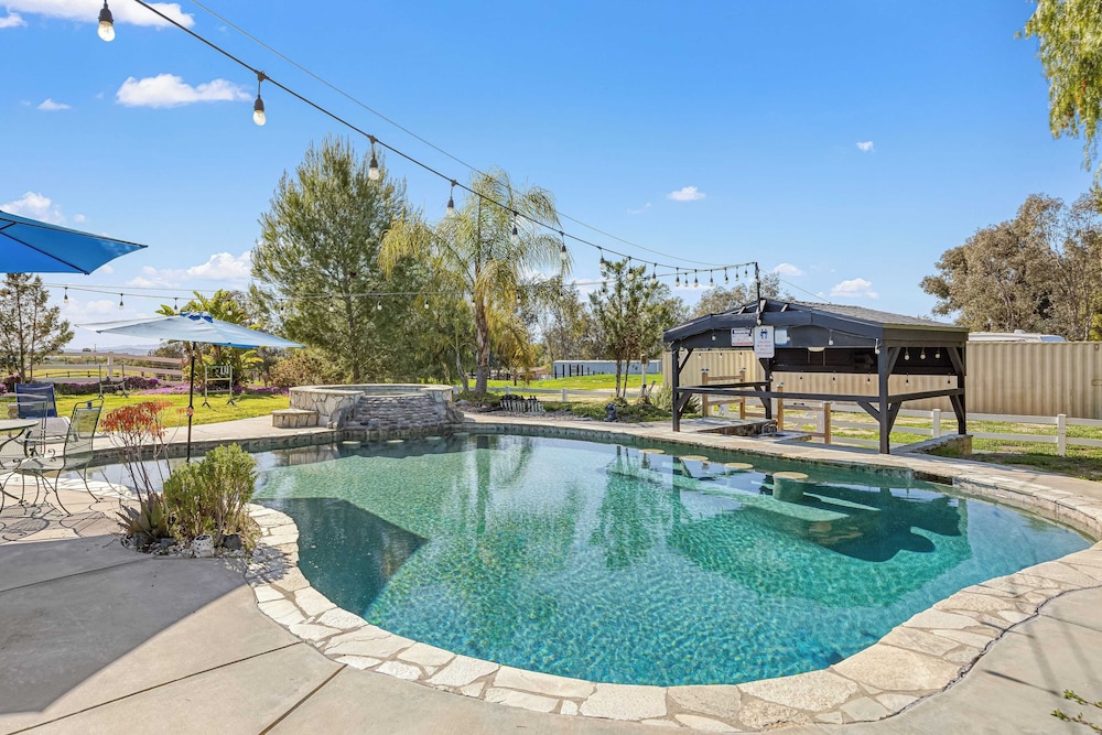 Temecula Wine Country Home w/ Pool, Hot Tub, Game Room & Vineyard Views
