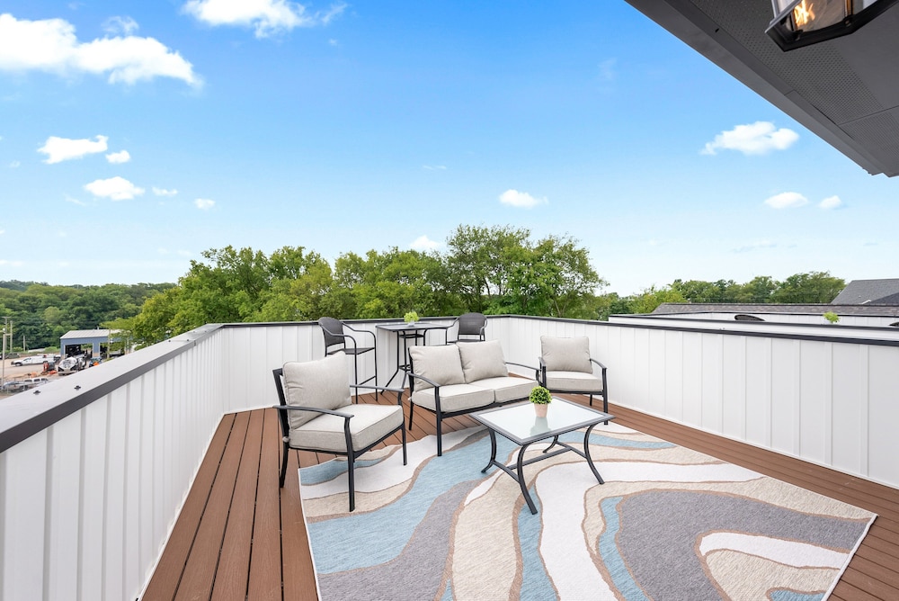 Urban Rooftop of Downtown