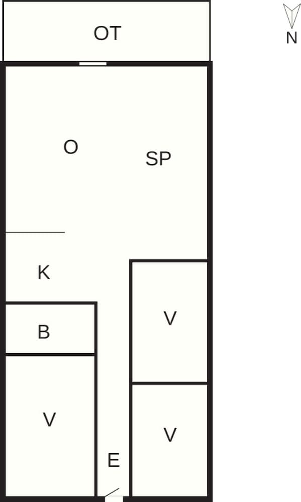 6 Person Holiday Home in Jerup