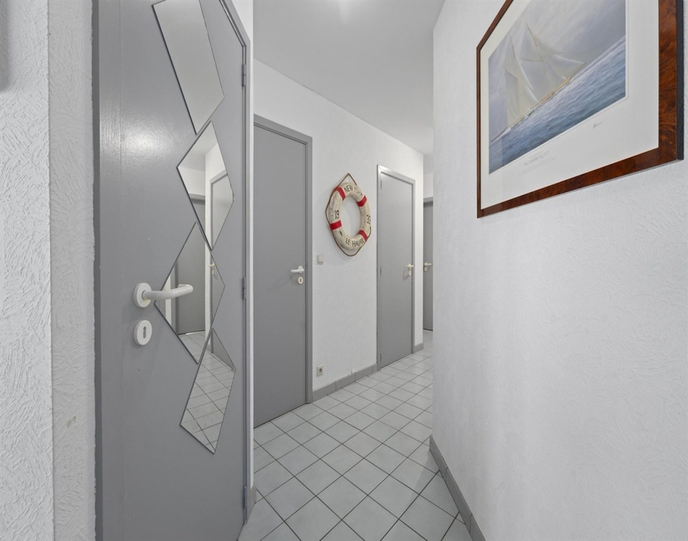 Flat in Blankenberge With Ocean Views