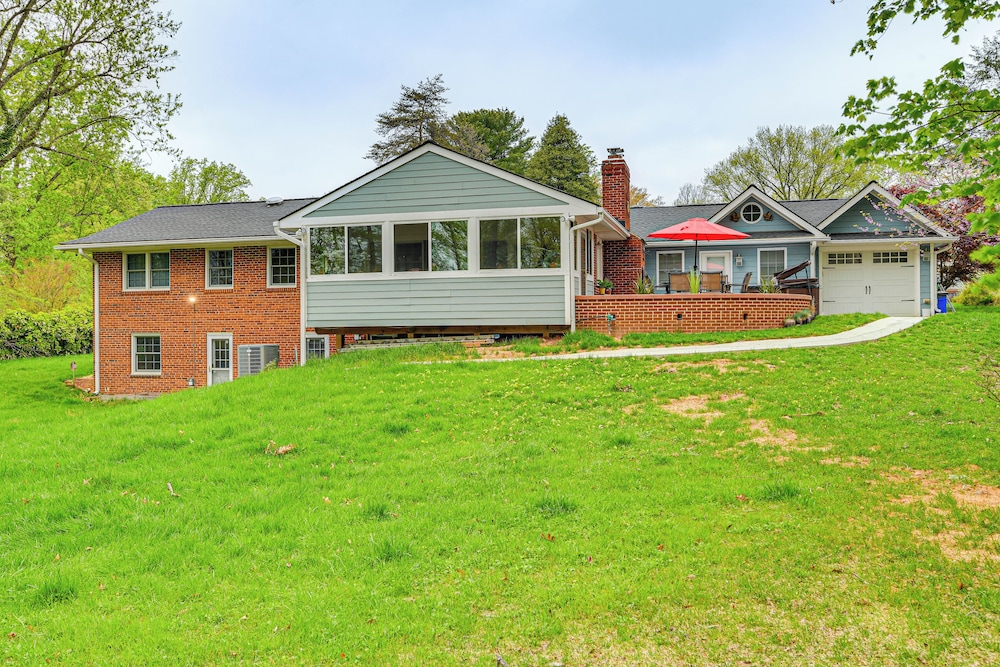14 Mi to DC: Retreat w/ Patio & Sunroom!