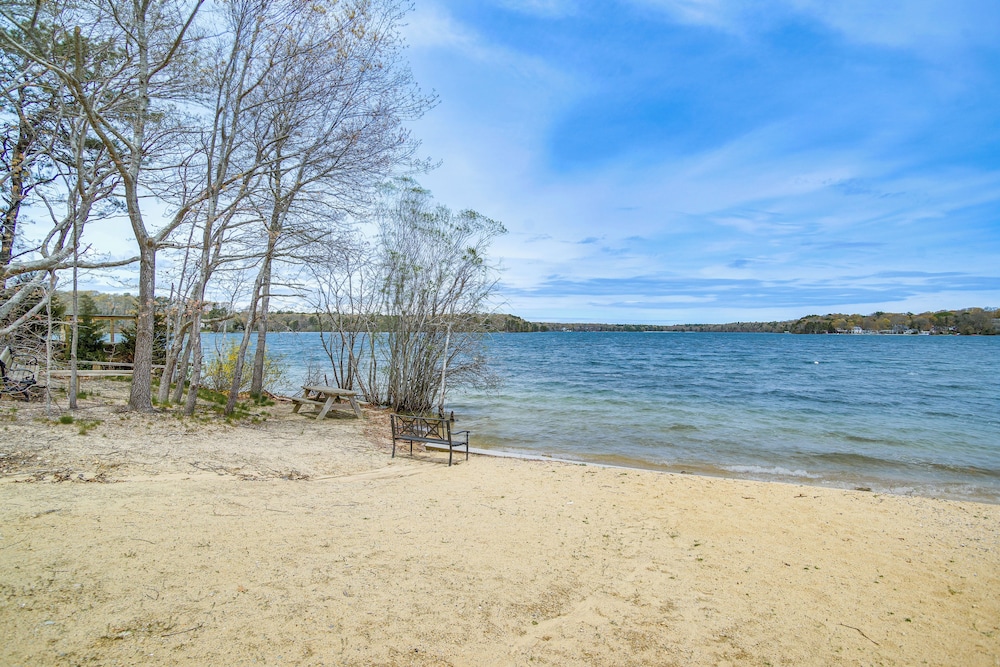 Beach & Lake Access: Home w/ Porch in Mashpee!