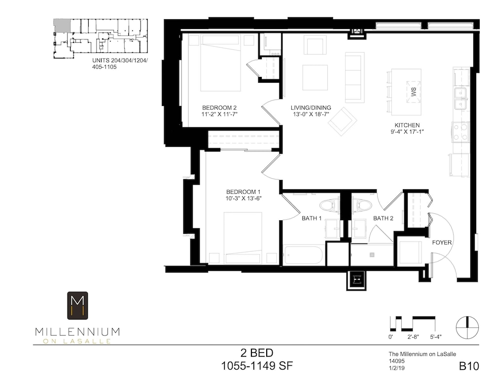 Apartment in The Loop Great Amenities Near Shops