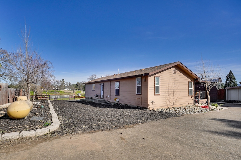 Covered Patio: Lincoln Vacation Rental!