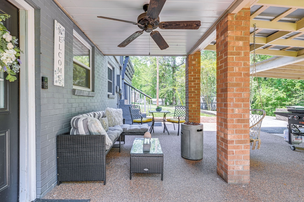 3 Mi to Dtwn: Hickory Home Base w/ Patio!
