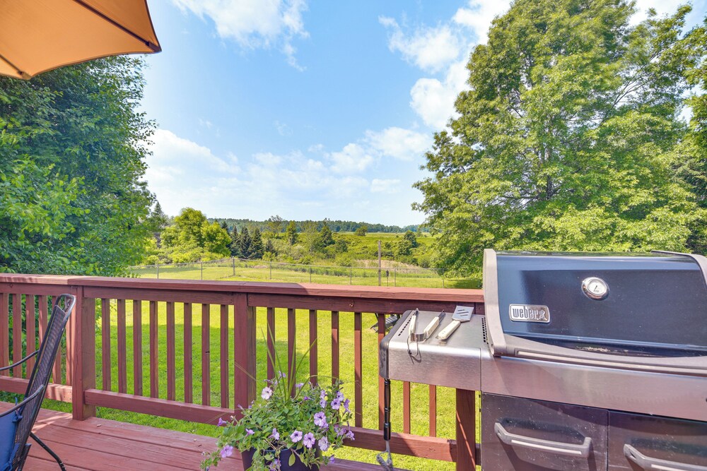 Family Getaway w/ Deck: 3 Mi to Lake Champlain