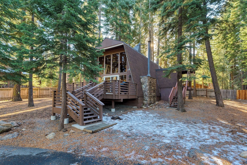 Lundy Bearden Serene Tahoe Retreat With Deck, Fireplace, and Forest Views