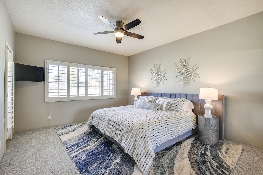 Patio + Pool Access: Stunning Palm Desert Townhome view 2