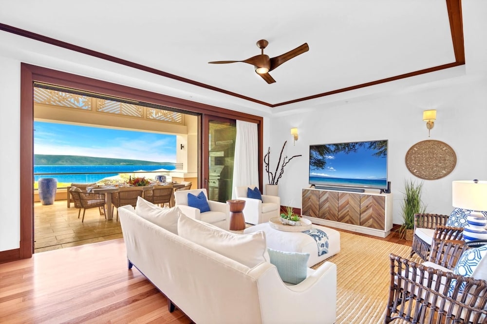 NEW KBM Resorts Free CAR Hale Nalu At Montage Kapalua Bay, Sleeps 10! Oceanfront 3-bedroom Condo With Daily Housekeeping, Spa! Mon-6302