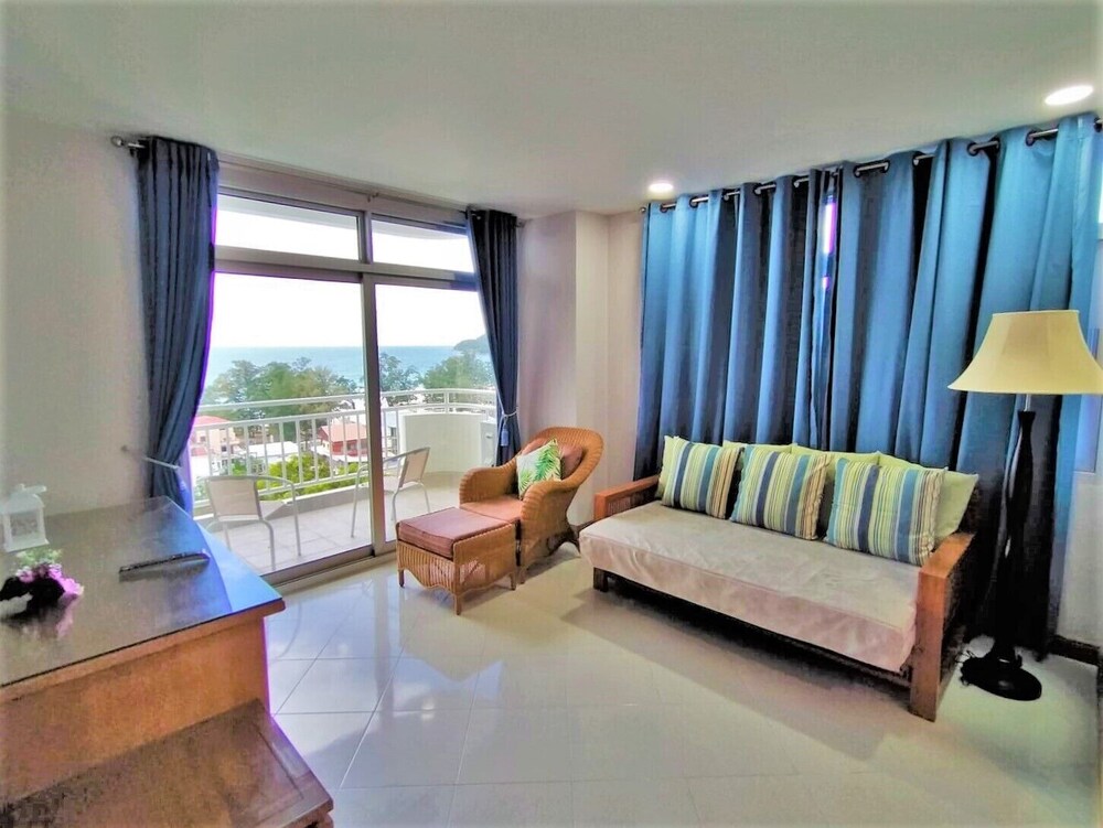 9B Spacious sea View Apartment Karon Beach Front view 4