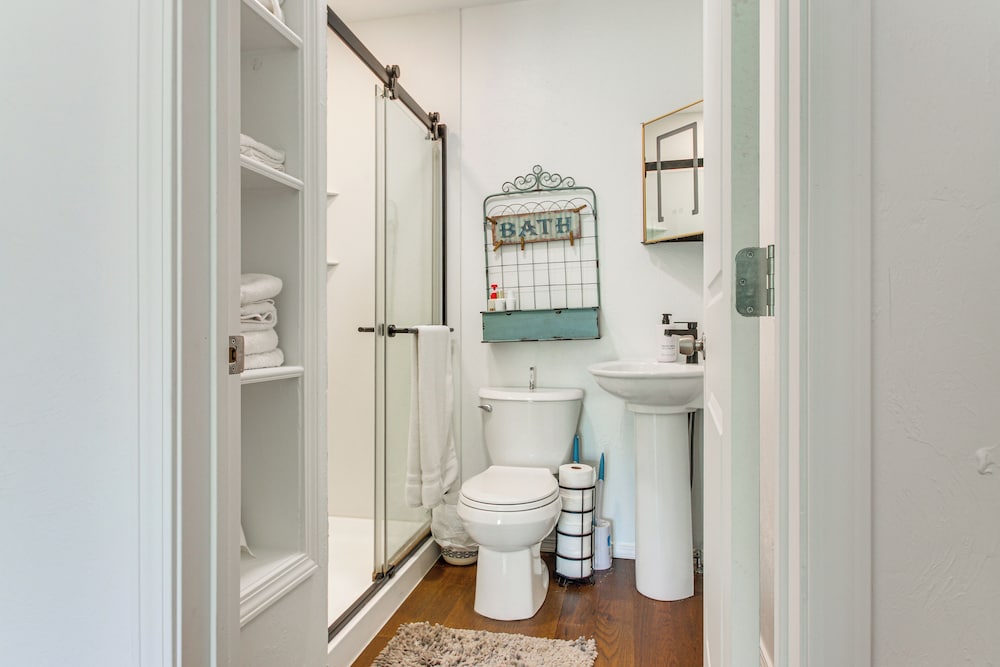 Easy OKC Access! Quiet Home w/ Yard & Workspace