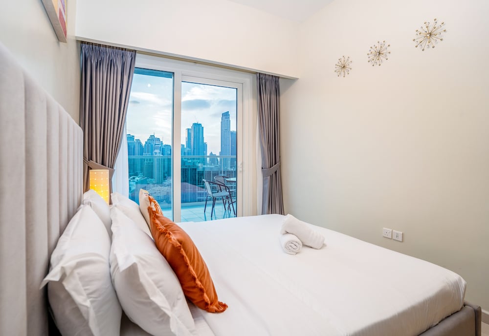 Tanin - Fabulous Apt With Burj Khalifa View From Balcony