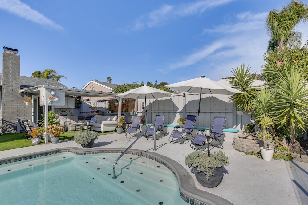 San Diego Hideaway w/ Private Backyard Oasis!
