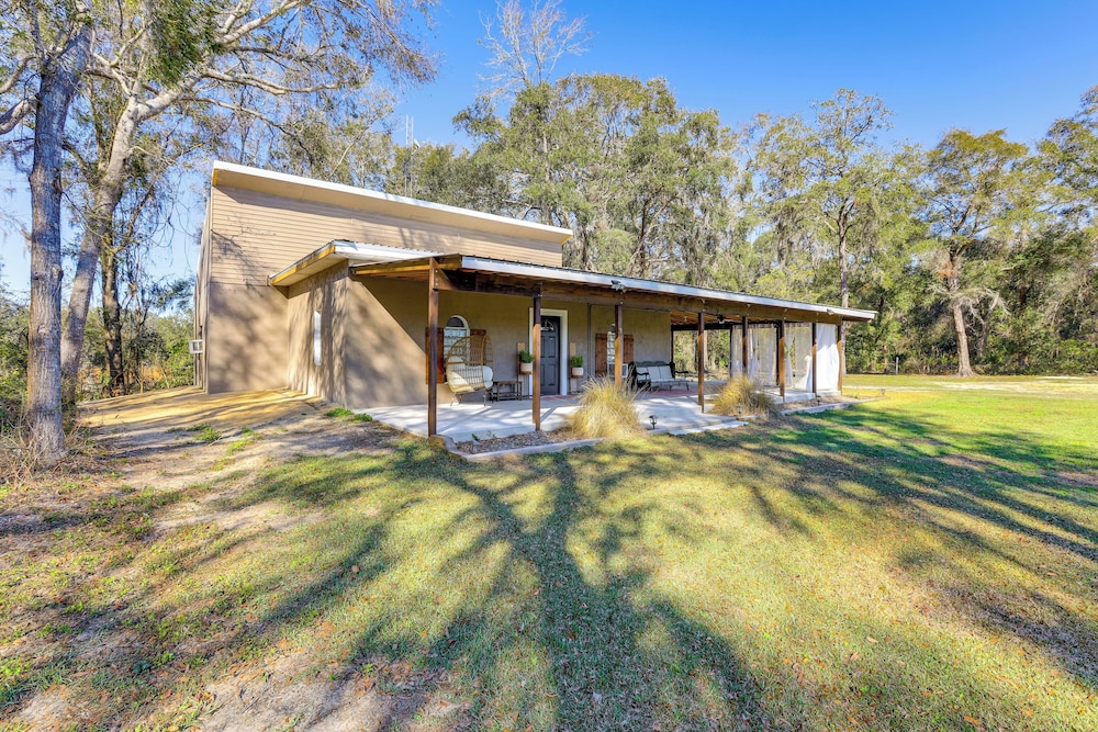 Private Patio w/ View: Peaceful Trenton Home