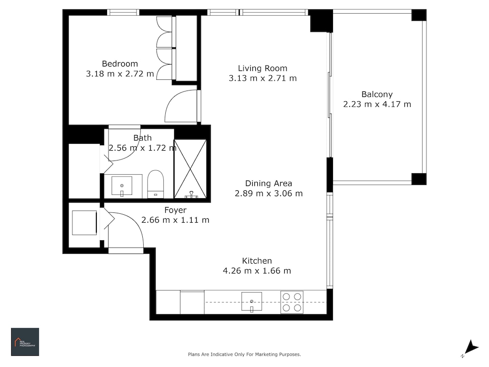 1BR with Balcony Close to Ferry by Zodiak Stays