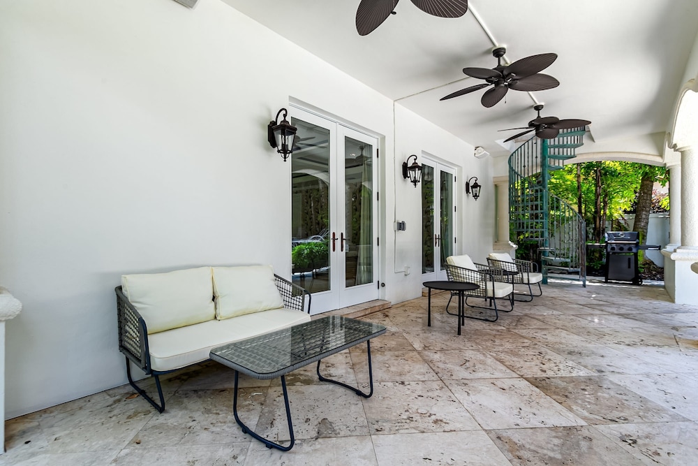 Waterfront Mansion With Game Room Gym Media Room and Guest House
