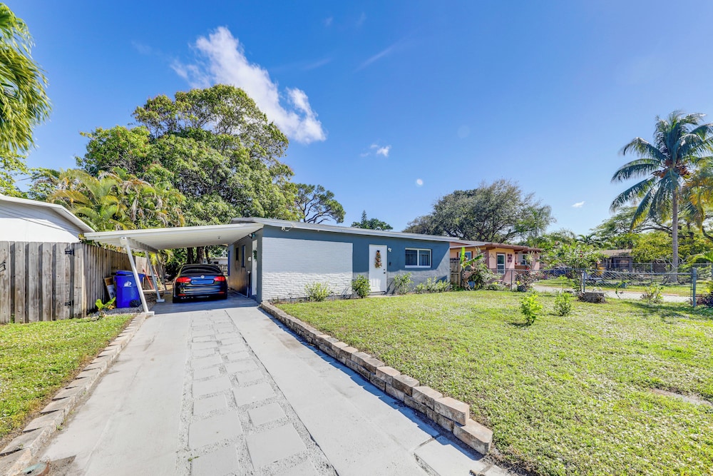 4 Mi to Ft Lauderdale Beach: Wfh-friendly Home!