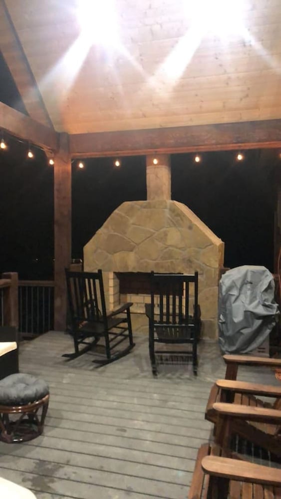 The Adirondack Hottub Shuffleboard Fireplace Foosball Table Arcade