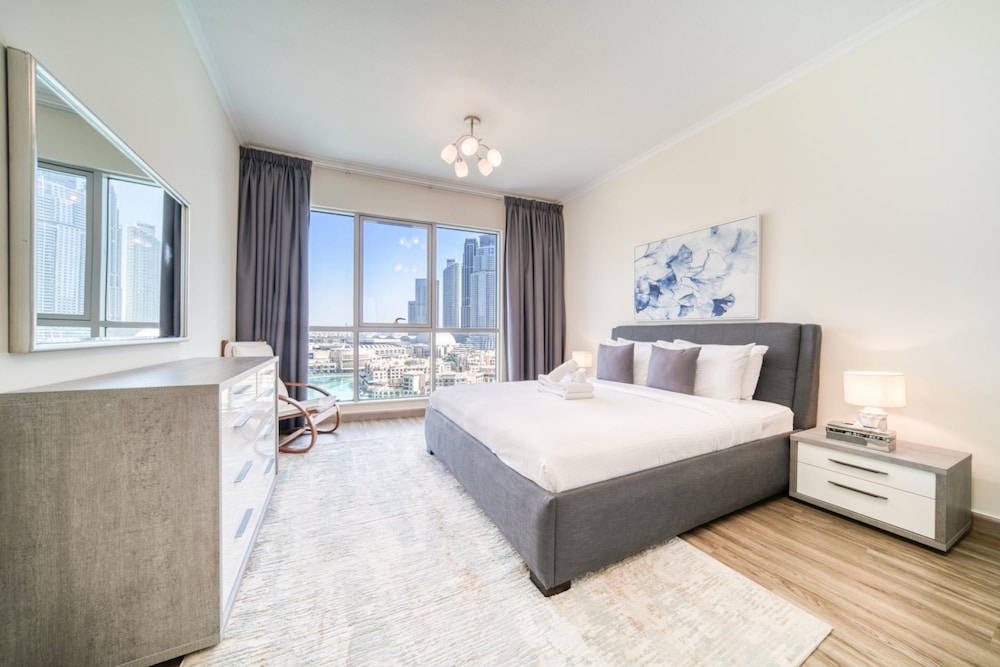 Upscale 2BR w Burj Khalifa Fountain Views