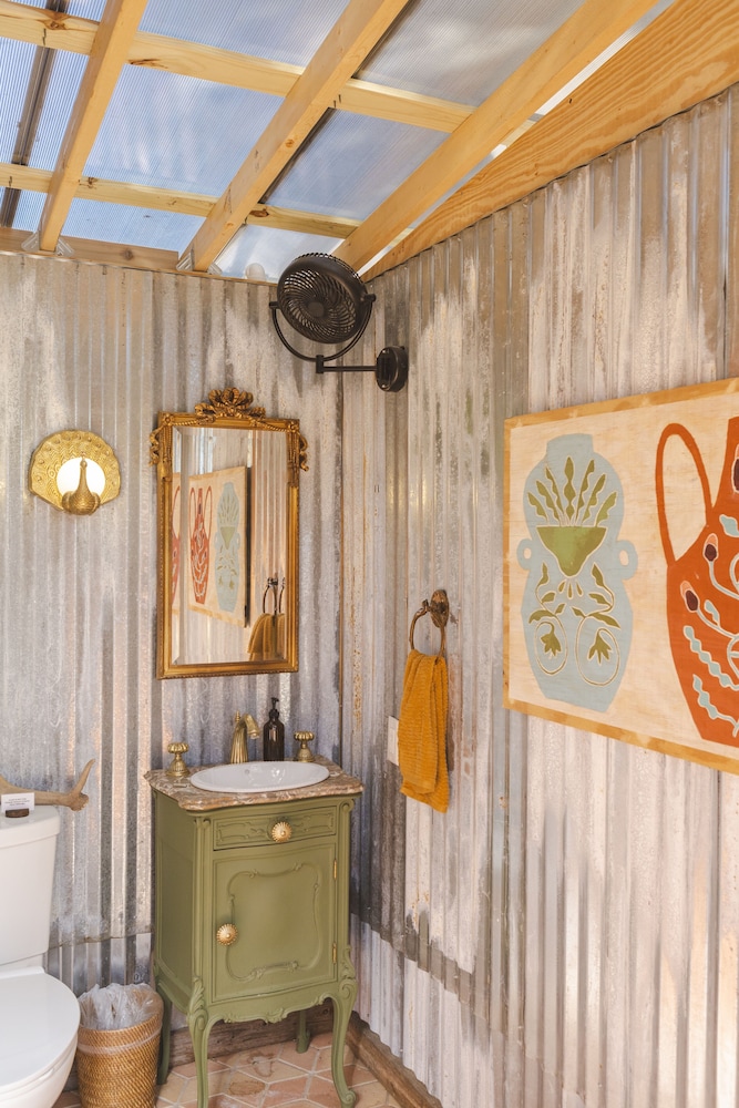 The Macaw Yurt at Camposanto ATX Glamping on Lake Travis