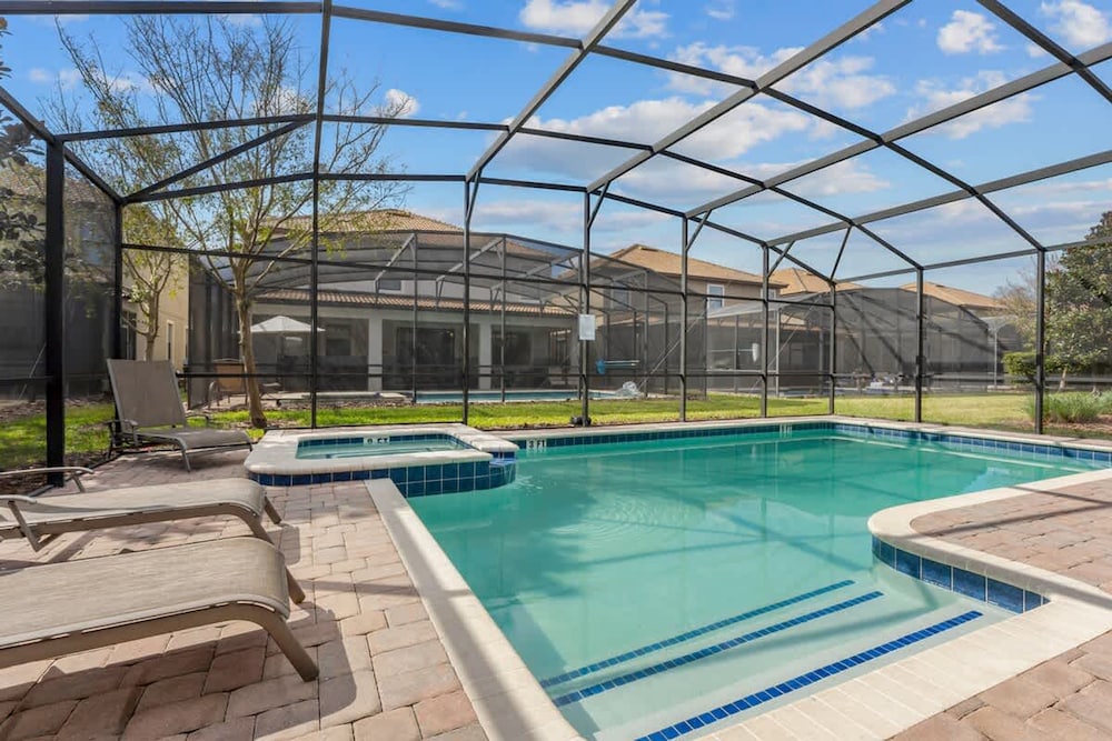 Game Room Large Pool 9BR Disney Area