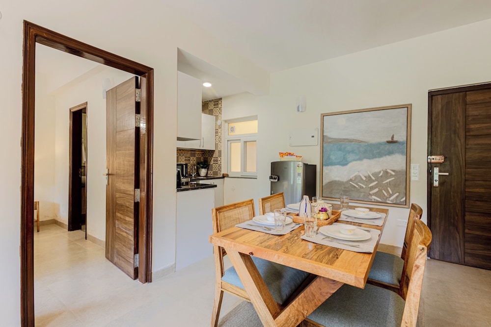 Alaya Stays Veera Marina 1BHK with Pool
