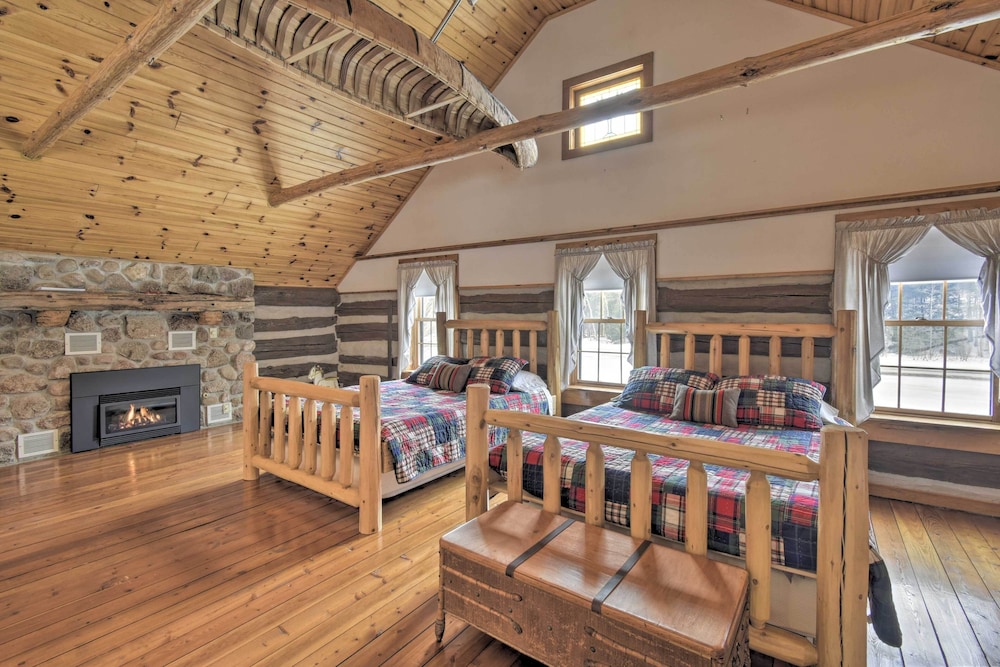 Log Cabin on the Wolf River w/ Private Hot Tub! view 4