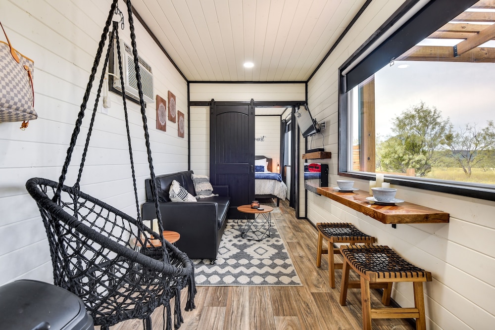 Remote Strawn Container Home With Hot Tub! view 5