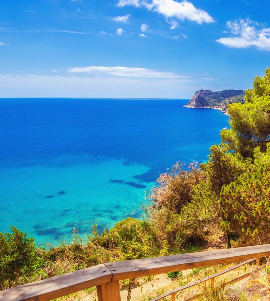 Oceanfront Retreat in Sant Josep de sa Talaia With Shared Pool
