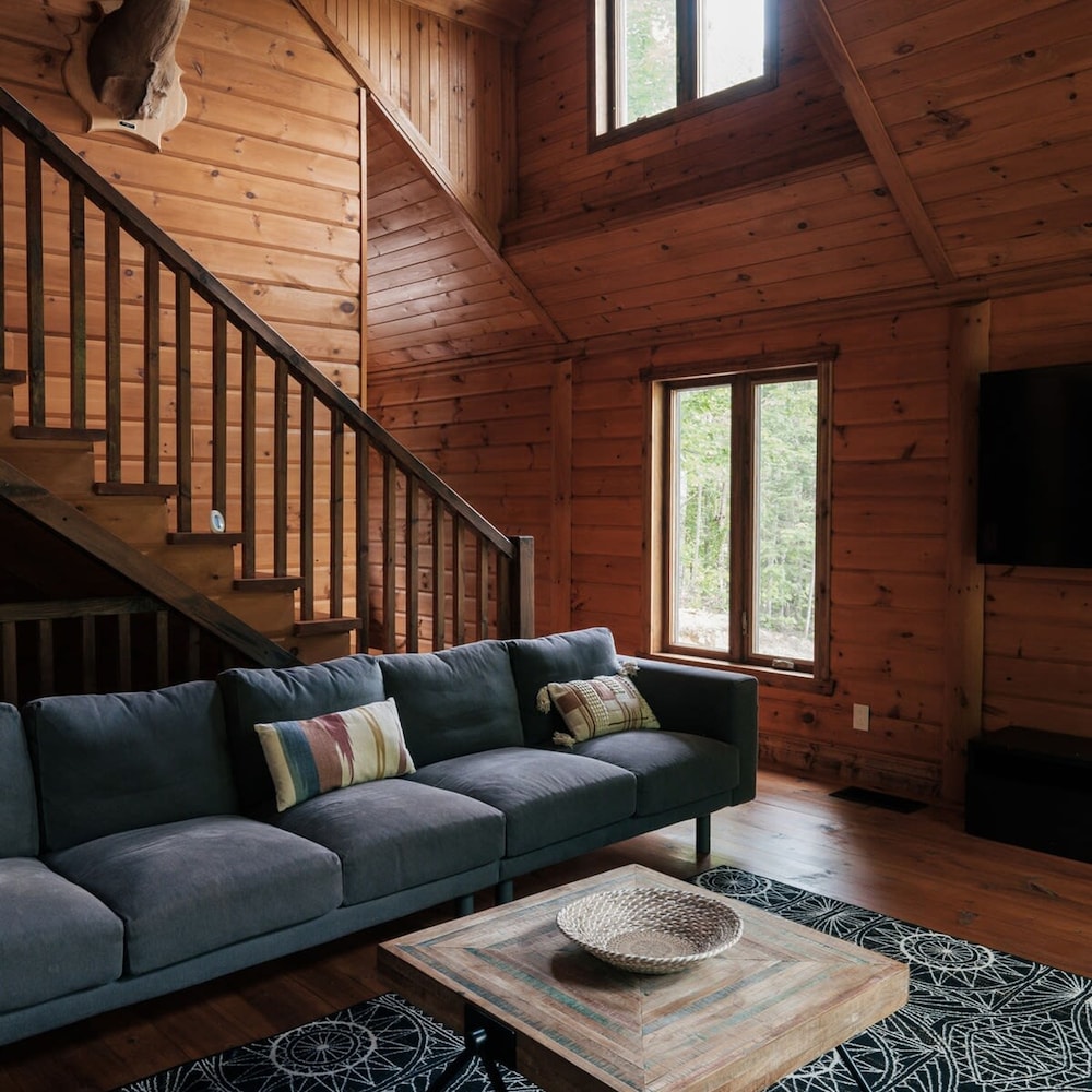 Chalet Bonheur -spa in Nominingue