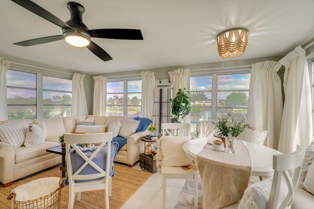 Patio, Dock & Views: Waterfront Punta Gorda Gem!