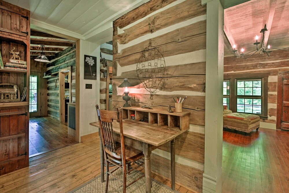 Restored Buchanan Log Cabin on 9-mile Creek! view 4