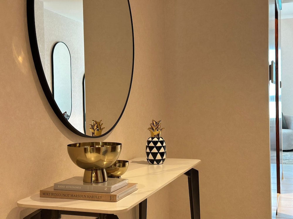 Durrani Homes – Minimal Luxe 3BR with Burj Khalifa and Fountain View (third room without partition)