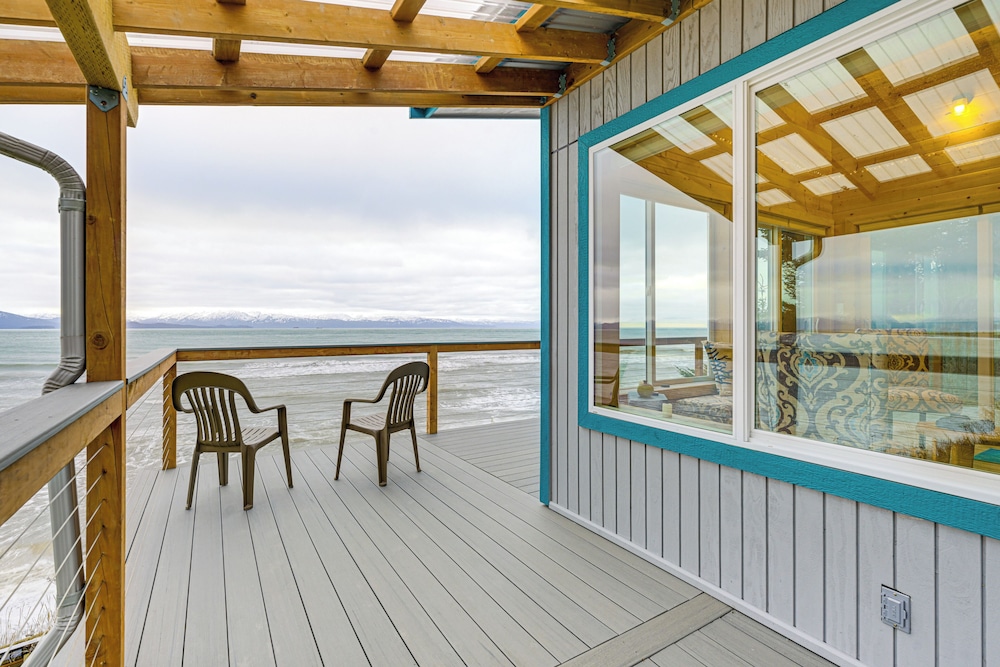 Deck & Panoramic Views: Bayfront House in Homer!