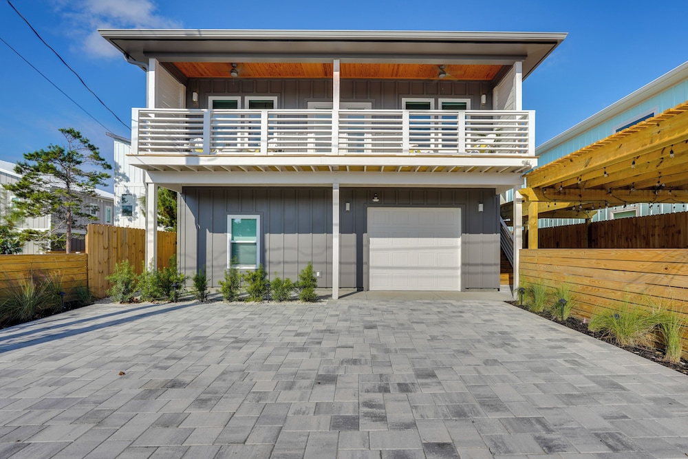 Walk to Beach: PCB Retreat w/ Heated Pool!