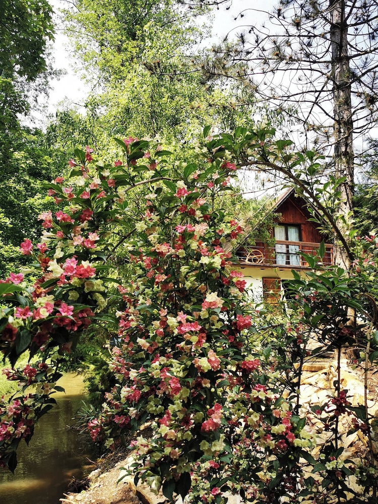 Sunny Wooden House on Creek, 30 Minutes Prague