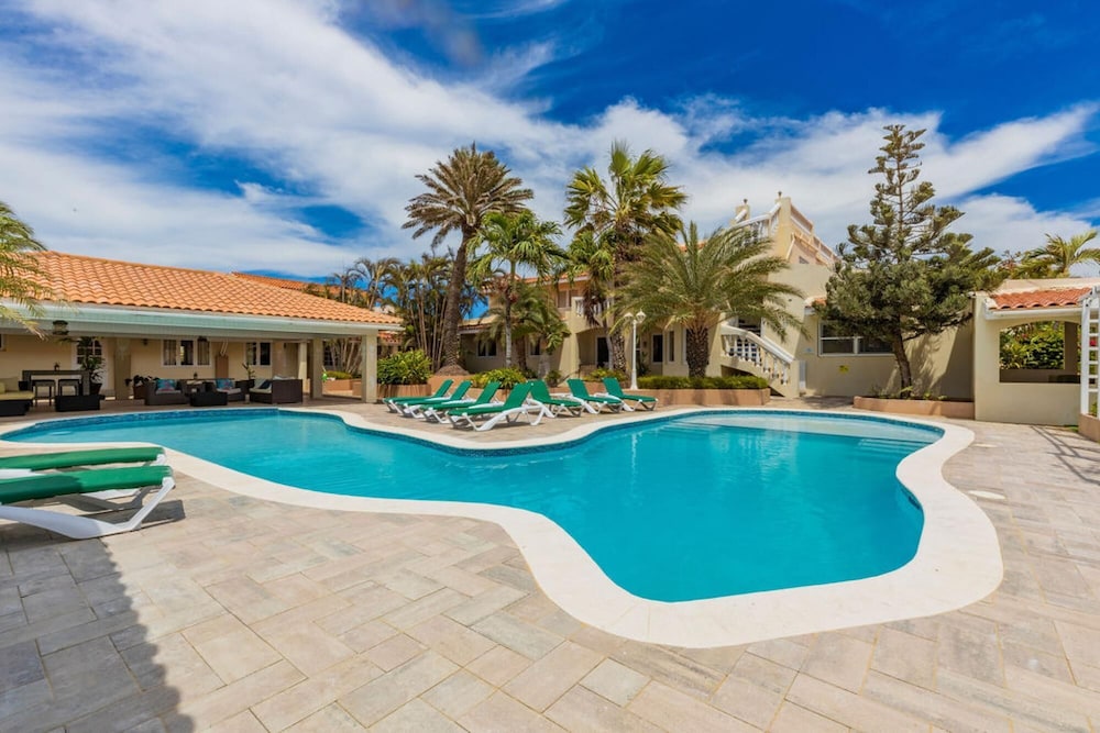 Deluxe Mansion Steps to Beach Pool Sea Views