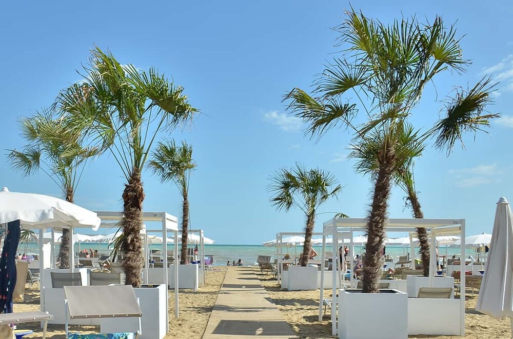 Lovely Beachside Flat With a Luminous Terrace