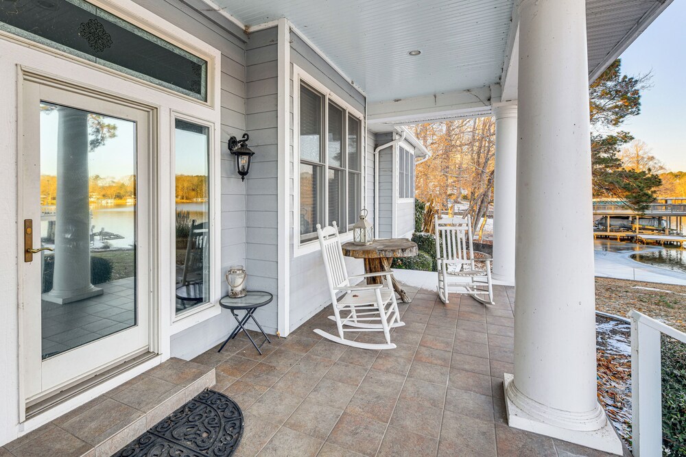 Waterfront Home w/ Dock on Lake Gaston!