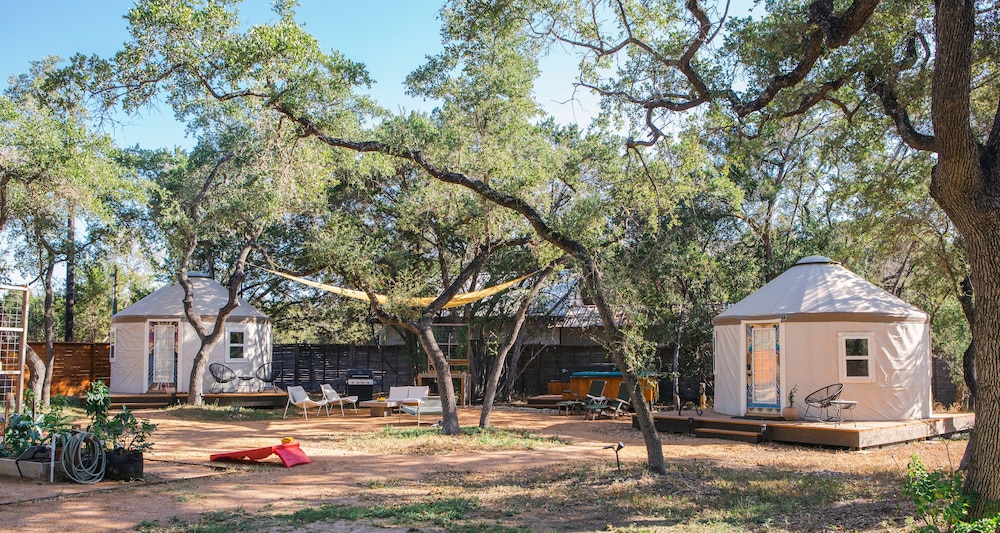 The Peacock Yurt at Camposanto ATX Glamping on Lake Travis - Property Image 17